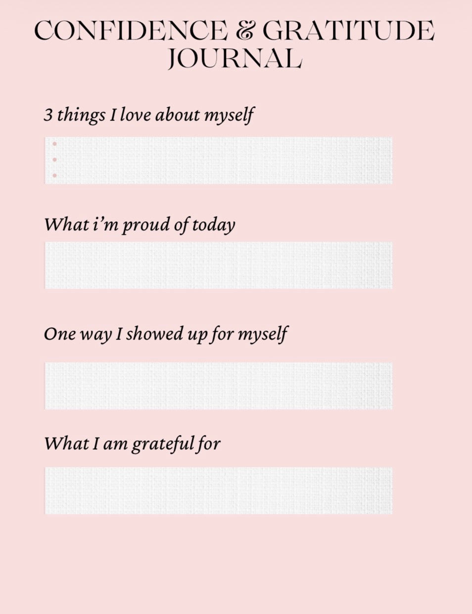 Glow-Up Planner - Self Care & Beauty Routine Tracker